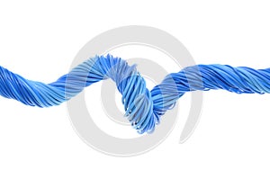 Blue line network computer cables