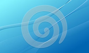 blue lines curves wave abstract technology background for artwork design