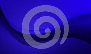 blue lines curves waves soft gradient abstract background for artwork design photo