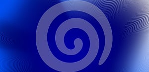 Blue lines in 3D perspective vector abstract background, dynamic linear minimal design, wave lied pattern in dimensional and