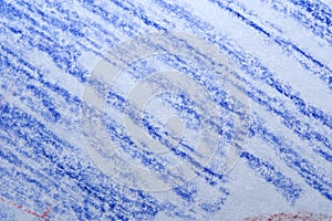 Blue lines flow on textured paper