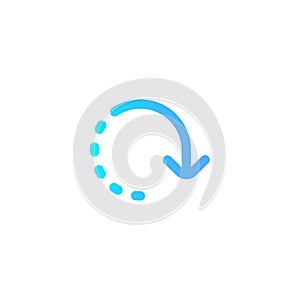 Loading vector icon sign symbol