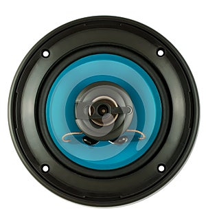 Blue loudspeaker