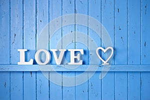 Blue Love Background