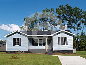 Blue Low-Income Home photo