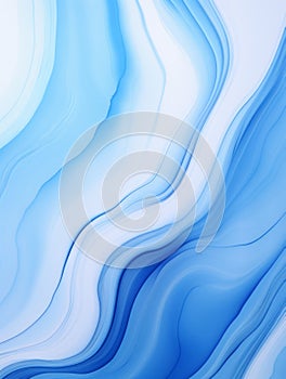 Blue Marble Creative Abstract Wavy Texture.