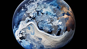 Blue Marble: A Majestic Earthscape, Made with Generative AI