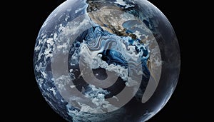 Blue Marble: A Majestic Earthscape, Made with Generative AI