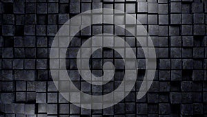 Blue marble material cubes background