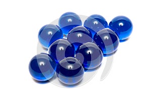 Blue marbles