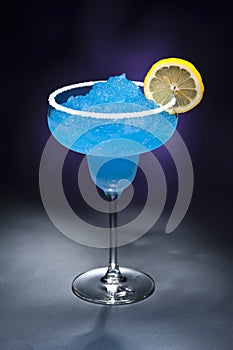 Blue margarita Cocktail photo