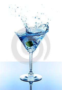Blue martini