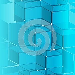 Blue mask of background