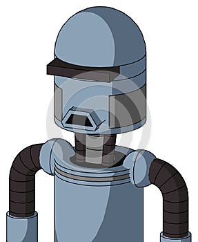 Blue Mech With Dome Head And Sad Mouth And Black Visor Cyclops photo