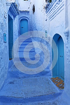 Blue medina of Chechaouen photo