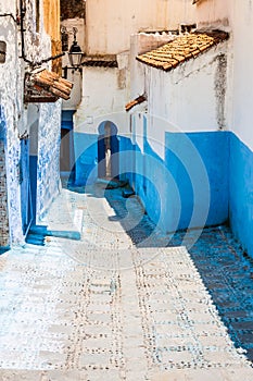 Blue medina of Chechaouen, Morocco photo