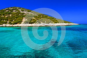 Mediterranean sea and Dodecanese Islands photo