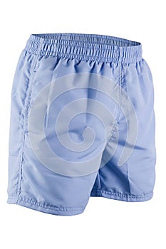 Blue men shorts for swimming