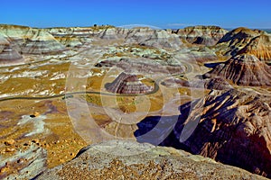 Blue Mesa Overlook View AZ