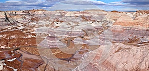 Blue Mesa at Petrified Forest National Park, Arizona USA