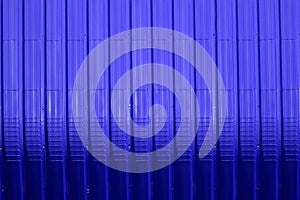 blue metal sheet pattern and vertical line design photo