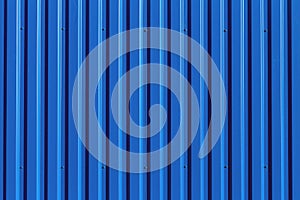 Blue metal siding wall texture