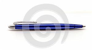 The Blue Metallic Pen.AI generated image