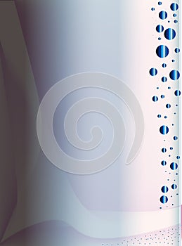 Blue Metar Background.