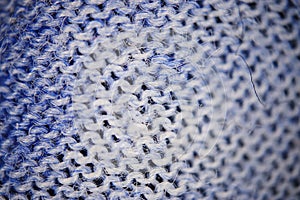 Blue micro fiber texture