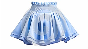 Blue Micro Mini Skirt For Women - Cosplay Dress Nightwear Babydoll Pleated Skirt