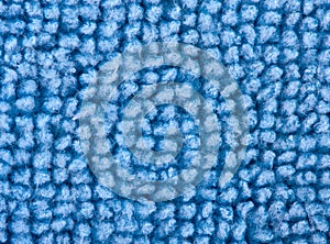 Blue microfiber