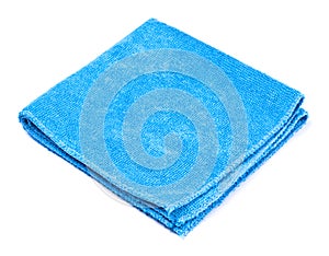 Blue microfiber duster