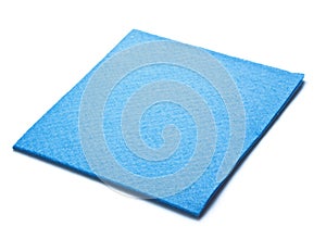 Blue microfiber duster