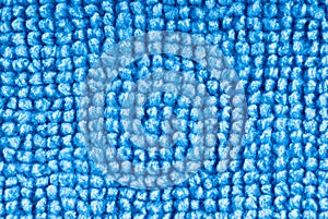 Blue microfiber textile texture