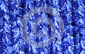 Blue Microfiber Texture in microscope