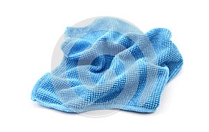 Blue microfibre screen cleaning cloth