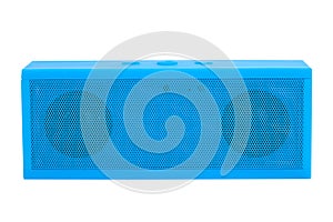 Blue mini portable speaker