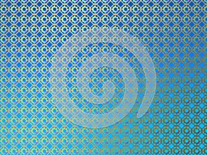Blue modern arab pattern for tech concept