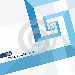 Blue modern geometric abstract background