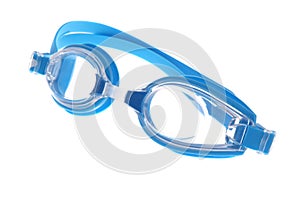 Blue modern Swim goggles