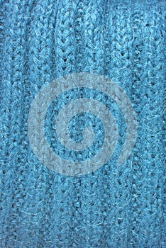 Blue mohair texture photo