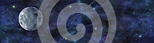 Blue Moon Deep Space Banner