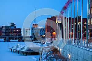 Blue morning in Milwaukee