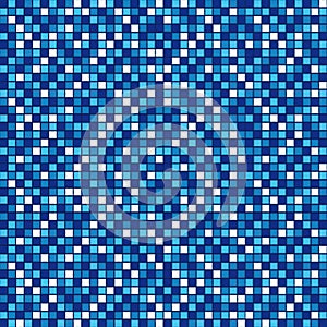 Blue mosaic