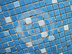 Blue mosaic