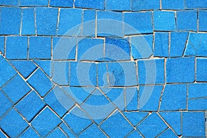 Blue mosaic