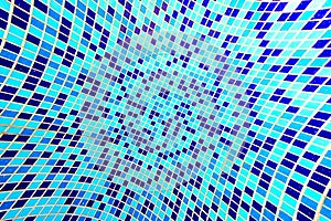 Blue mosaic background