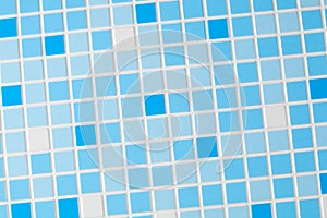 Blue mosaic background