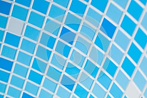 Blue mosaic background