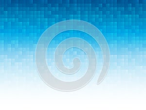 Blue mosaic background